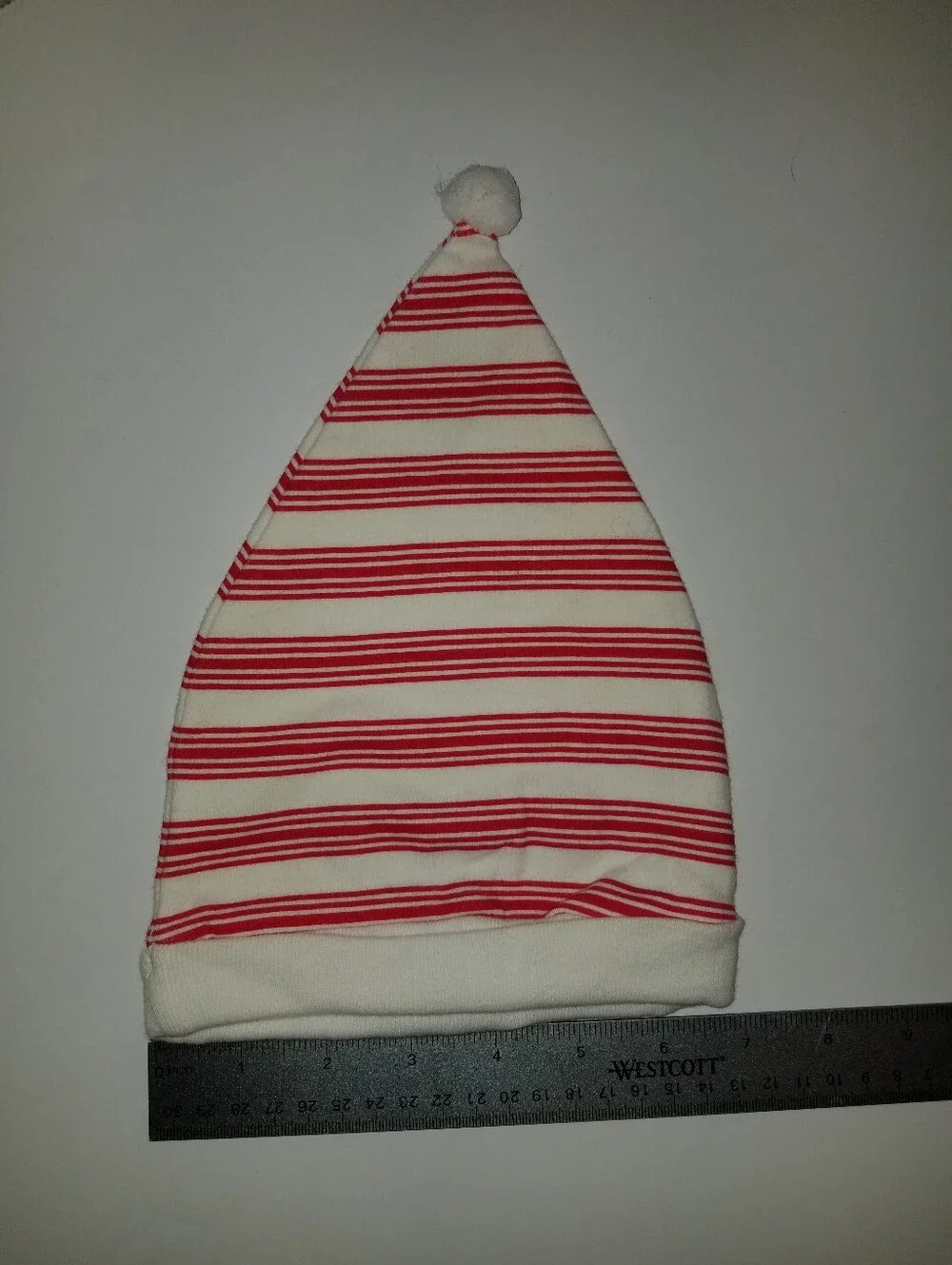 Kids Red and White Striped 'Merry Christmas' Holiday Beanie Stocking Cap